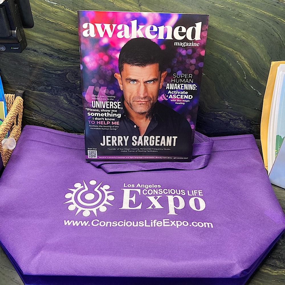 Conscious Life Expo 2025 Deluxe Gift Set Tote Bag and Magazine New
